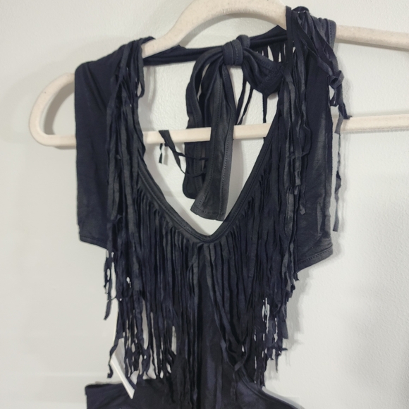NWT THE FRINGE Onepiece Black Bodysuit NIIHAI Size Small - Picture 7 of 10